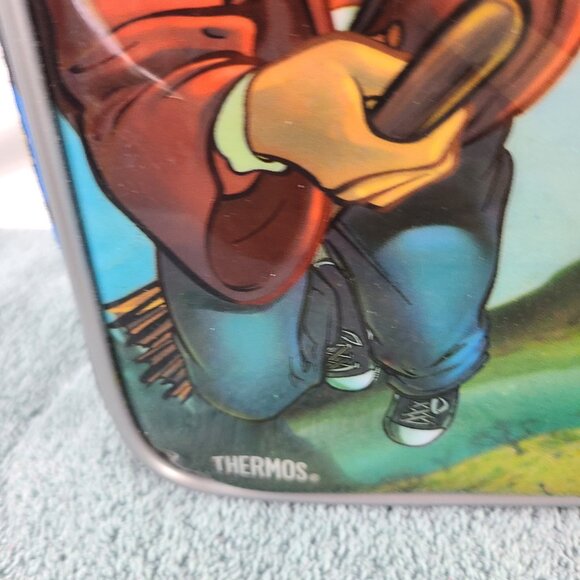 Harry Potter Quidditch 2001 Thermos Soft Lunch Box Vintage Soft Lunch Bag NWT - Picture 2 of 11